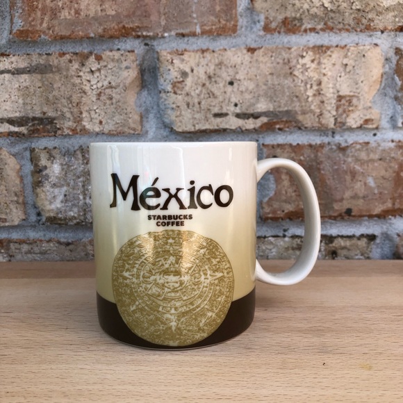 Starbucks Global Collectors Brown Tan Coffee  2016 Mug 16 Oz - Picture 2 of 9